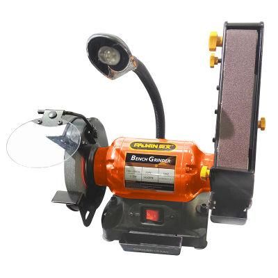 Retail 220V 370W 150mm Combo Bench Grinder with CE Certificate for Home Use