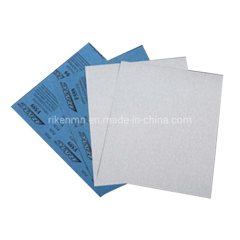 Sharpness White Latex Stearate Dry Abrasive Sand Paper 230mmx280mm Grit 120/150/180/240/400 for Wood and Metal Sanding