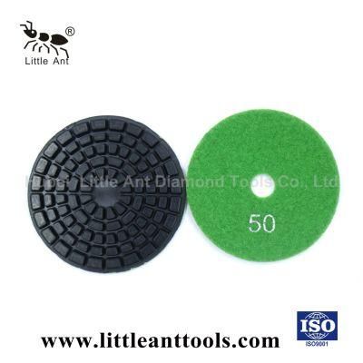 4&quot; Straight Teeth Resin Polishing Pad for Concrete