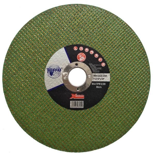 Factory Cheap Price OEM Label Cutting Abrasive Wheel Disc 180X1.6X22.2mm