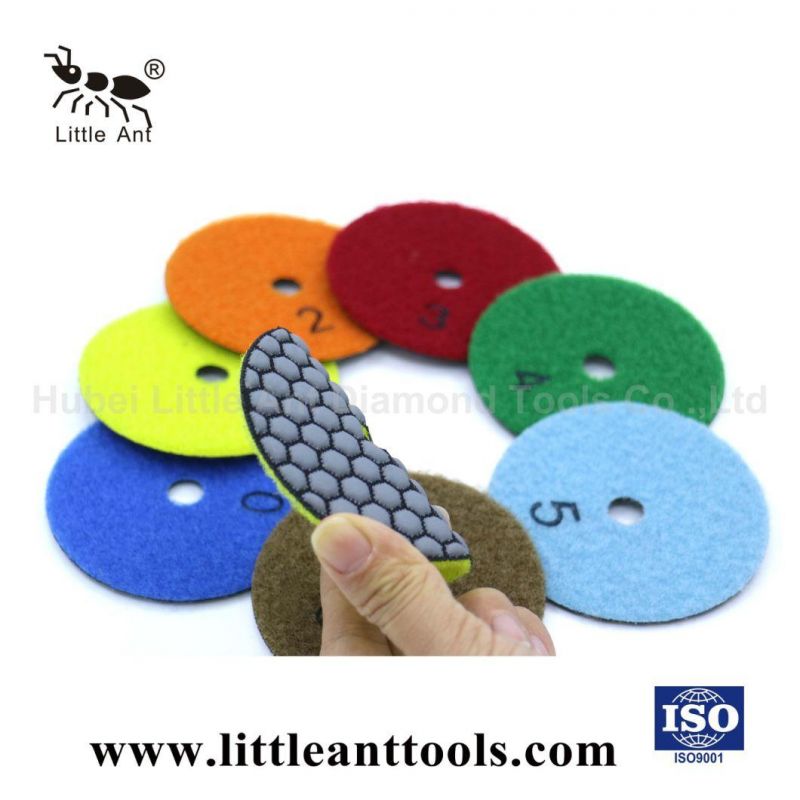 3" B Hexagon Dry Polishing Pad