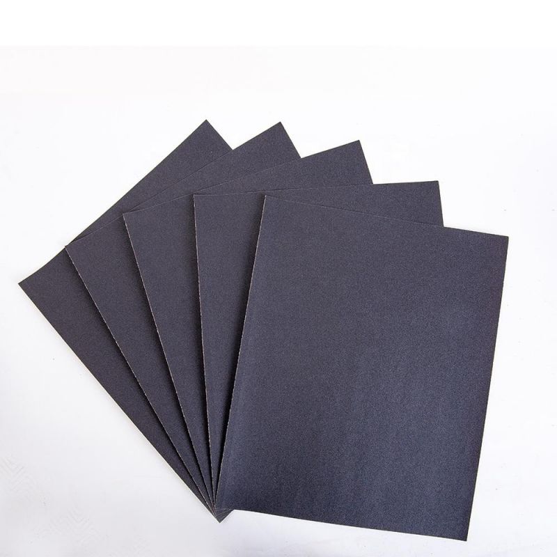 Wet and Dry Waterproof Customized 9"*11" Alumina Oxide/Ao S/C Silicone Carbide Abrasive Water Paper Sand Paper Sandpaper Sanding Paper Made in China