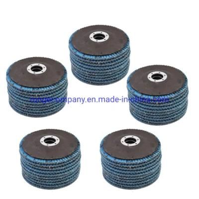 Power Tools 115mm 4.5&quot; Aluminum Oxide Abrasives Flap Disc Grinding Wheels