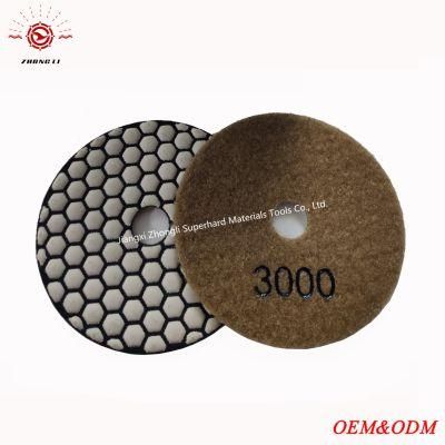 7 Steps Diamond Resin Dry Polishing Pad for Granite &amp; Marble