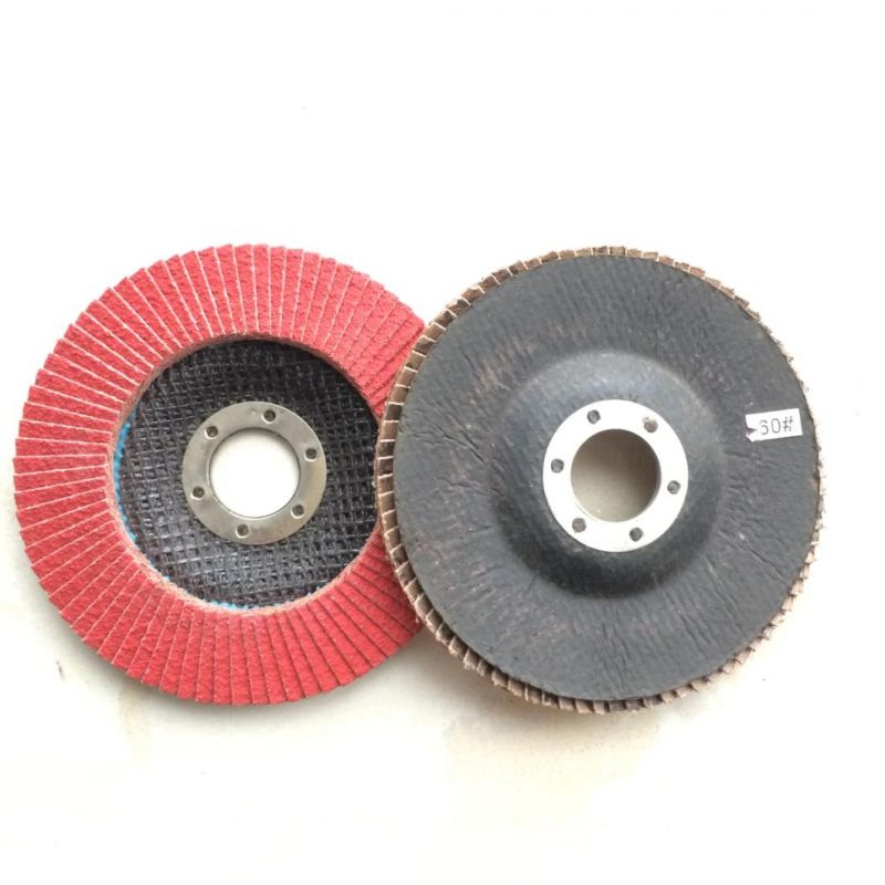 High Quality Wear-Resisting Abrasive Tool 4"-7" Ceramic Grain Flap Disc for Grinding Stainless Steel and Metal