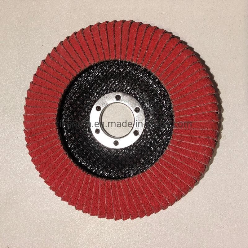 Ceramic Flexible Grinding Flap Disc Wheel for Metal