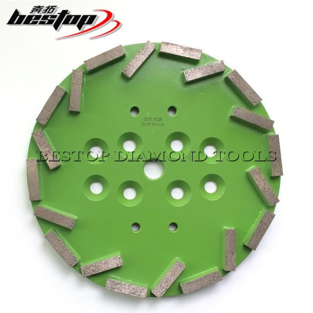 D250mm Concrete Grinding Discs with 20 Diamond Segments 40X10X10mm