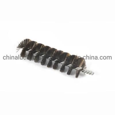 Brass Wire Steel Wire Stainless Steel Wire Rust Removal Deburring Orifice Cleaning Brush with Screw (YY-977)