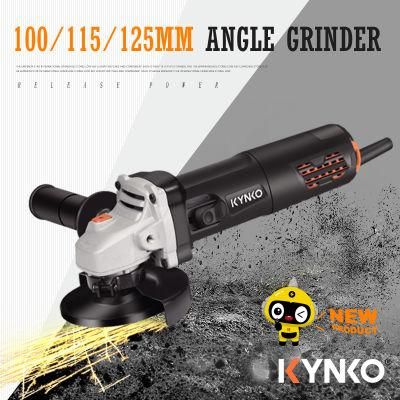 Kynko Factory Industrial Level 115mm/4.5&quot; 900W Angle Grinder for Marble Cutting