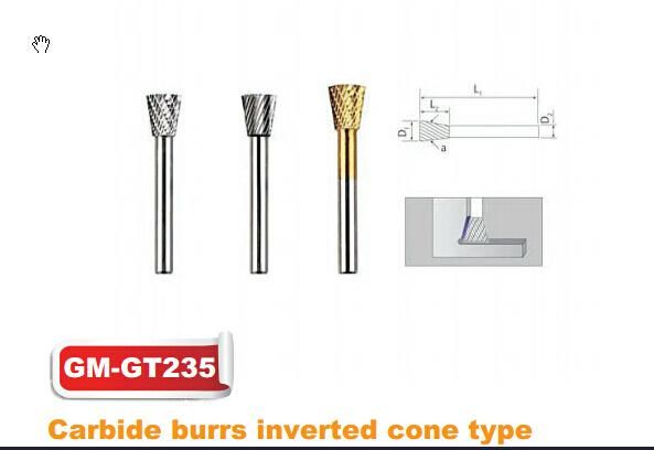 Inverted Cone Type Carbide Burrs (GM-GT235)