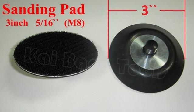 3in Sander Backing Pad with Hook & Loop or Vinyl