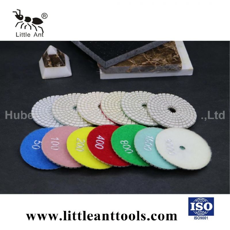 Diamond Tools Polish Pad White Premium Abrasive Wet Polishing Pad