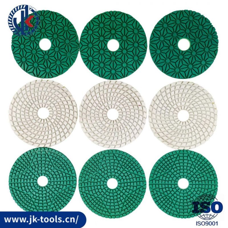 4inch Abrasive Tools / Diamond Polishing Pad / White Pad / Wet Polsihing Pad for Granite / Marble Stone