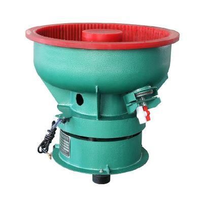 80L Small Bowl Vibratory Finishing Polishing Machines, Vibratory Tumbling Machine for Batch Processing of Parts