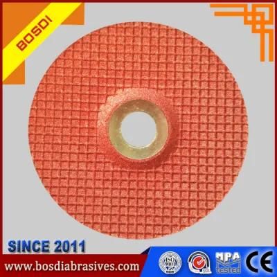4.5&quot; Resin Abrasive Grinding Disk/Wheel with Plastic Backing Pad, Grinding Disc/Disk/Wheel, Flexible Grinding Wheel