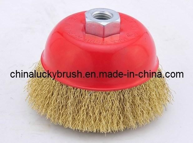 2.5inch Steel Wire Crimped Cup Brush (YY-040)