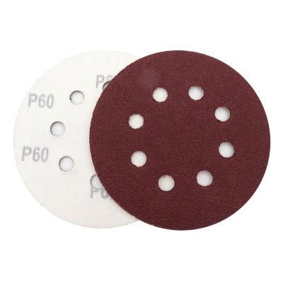 Red Aluminium Oxide Sanding Paper Disc