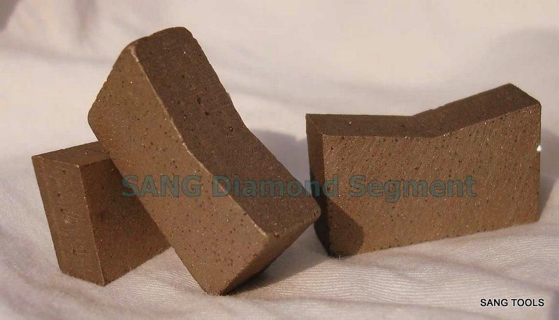 Specialized Diamond Sandstone Segments for Marble Granite Cutting Stone