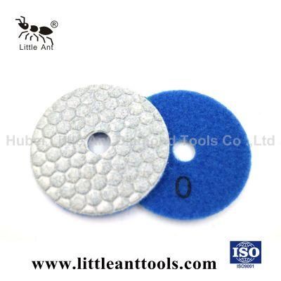 Resin-Bond Pressed Diamond Dry Abrasives for Stone Floor Polishing