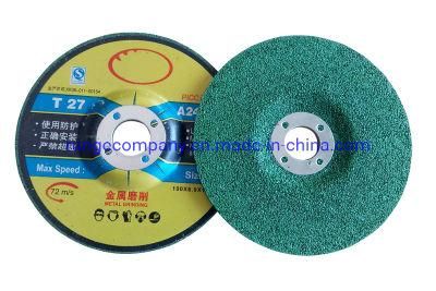 Power Electric Tools Parts Type 27 4-1/2-Inch Cutting Flap Dsic Grinding Wheels, for Iron, Stainless Steel Welds