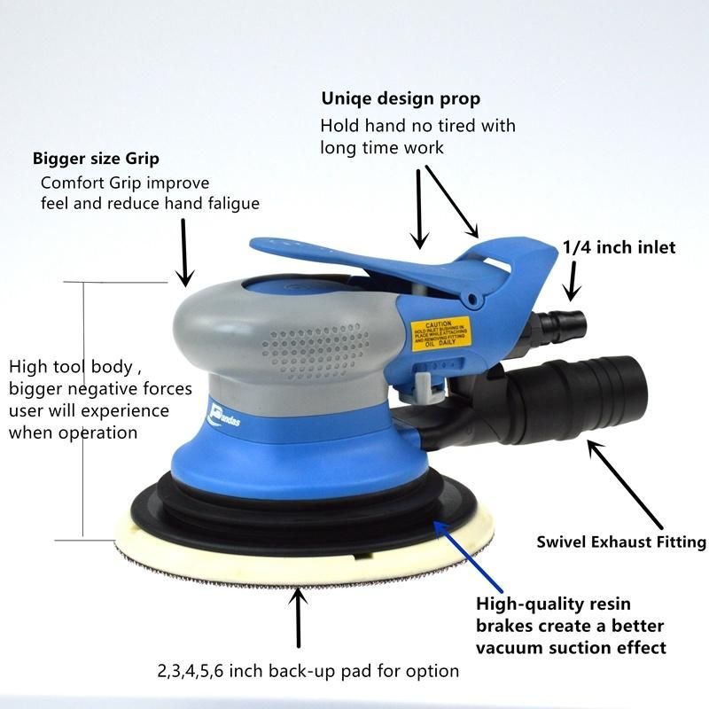 Air Sander Dual Action for Wood Stone Car