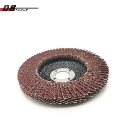 4 Inch 100mm Flap Disc 5/8&ldquo; Arbor a/O Abrasive T27 for Metal