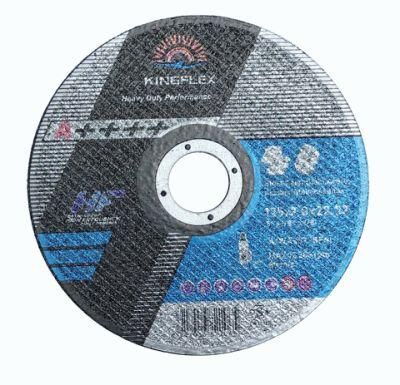 Flat Reinforced Cutting Disc, 125X3X22.23mm, for General Metal Cutting