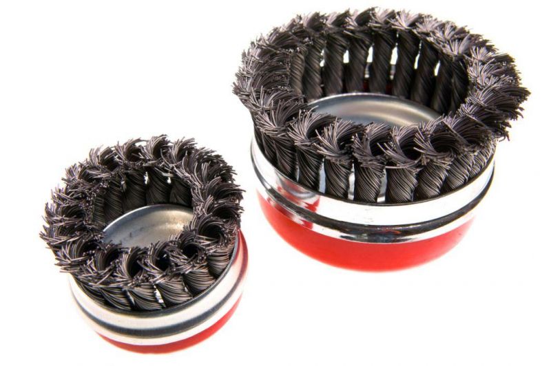 5" X. 014" X 5/8"-11 Arbor Cup Brush Crimped