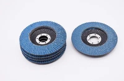 Imported Deerfos 120# Abrasive Sanding Tooling Zirconia Flap Disc with High Quality for Angle Grinder