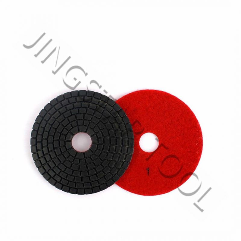 3-Step Diamond Polishing Pads for Wet or Dry Granite Polishing and Marble Polishing