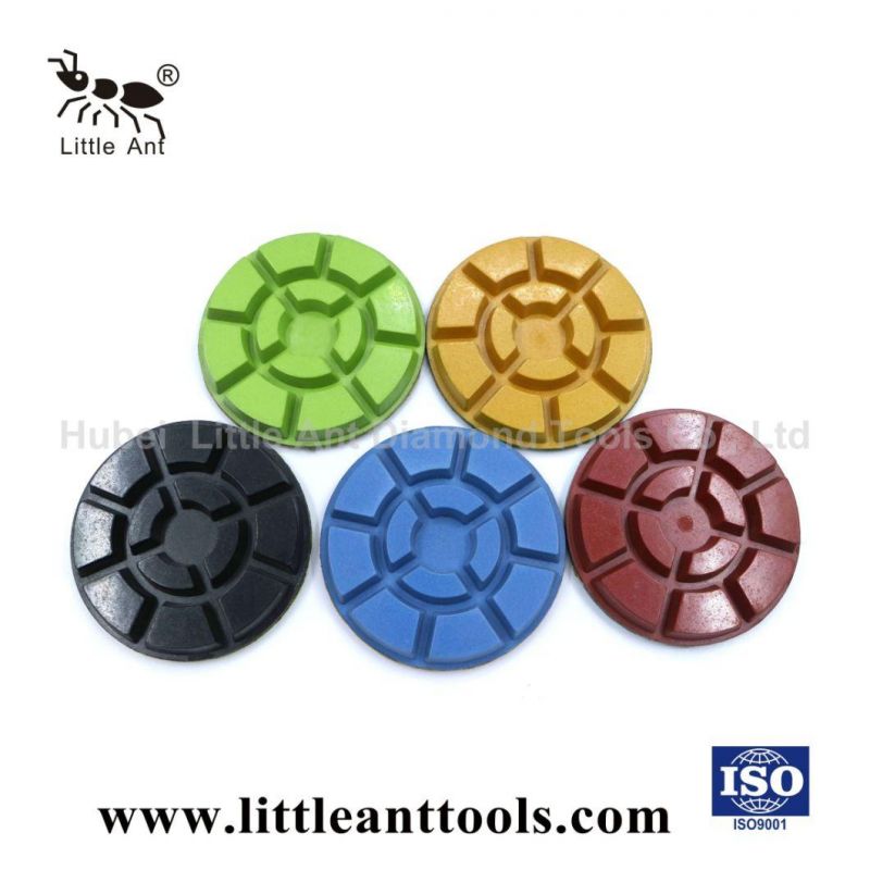 4" Resin Pads Diamond Floor Polishing Pad for Stone, Floor, Concrete