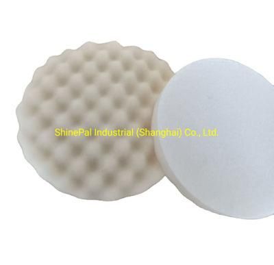 Waffle Weave Face Car Detailing Foam Polishing Pads