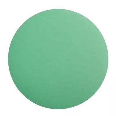 Without Hole Abrasive Velcro Sanding Disc Green Film Backing Sandpaper Disc