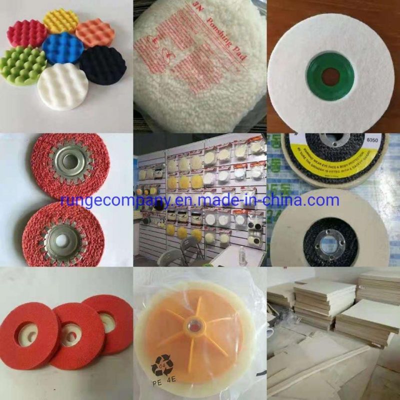 Felt Cashmere Wool Polishing Wheel Buffing Pad Marble Granite Grinding Wheel Wet/Dry Grinding Pad