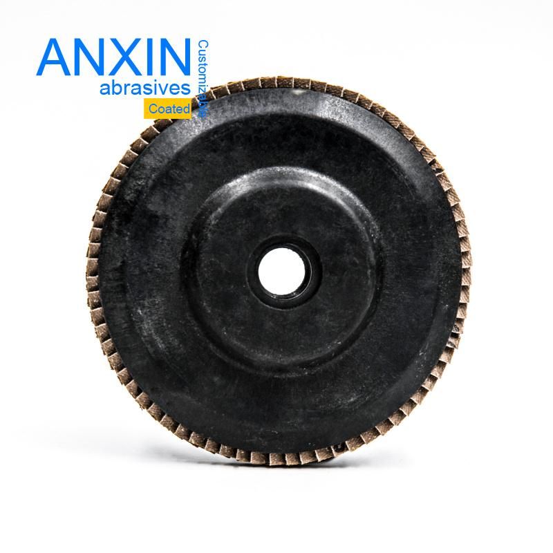 Flap Disc with Black Nylon Backing with 5/8"-11 Screw