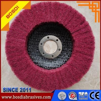 High Quality 5&quot; Non-Woven Disc, Nylon Wheel, Grinding Wheel, Polishing Wheel, Yuri OEM Factory, Fiberglass Backing Disc