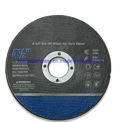 Power Electric Tools Accessories 4-1/2 Inches Cutting Discs Cut off Wheels Metal and Stainless Steel for Angle Grinders