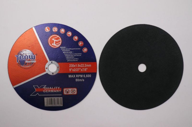 China Factory 9inch Big Size Cutting Disc for Metal Cutting Tools