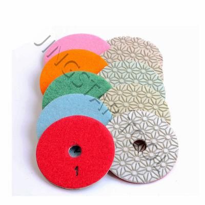 Dry Resin 5-Step Polishing Pads for Granite