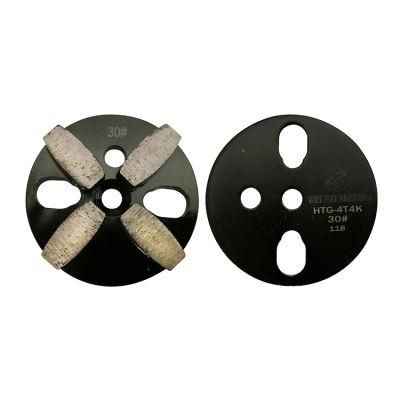 High Tech Grinding 4t4K Abrasive Concrete Floor Polishing Pads