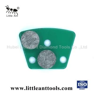 2 Segment Trapezoid Grinding Plate for Concrete and Stone