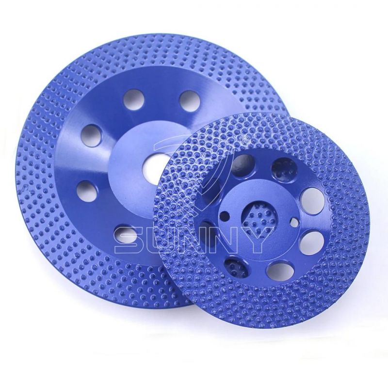 5 Inch Vacuum Brazed Diamond Grinding Wheel for Concrete Removal