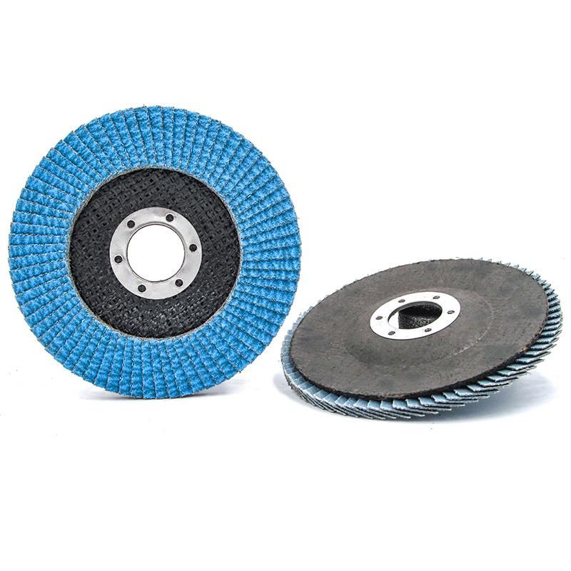 Blue Color Ceramic Abrasive Flap Disc Hight Quality Polishing Disc Abrasives Wheel