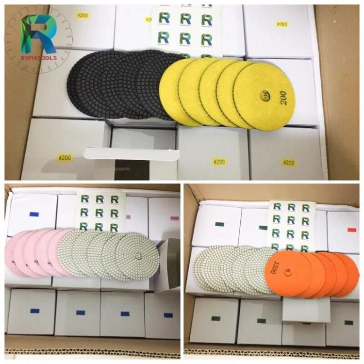 Romatools Diamond Polishing Pads 100# Wet Use