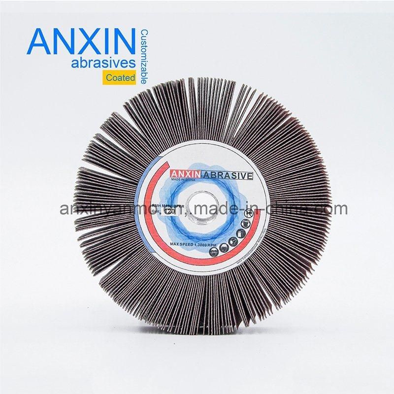 Glue Injected Flap Wheel with M14 Thread Arbor