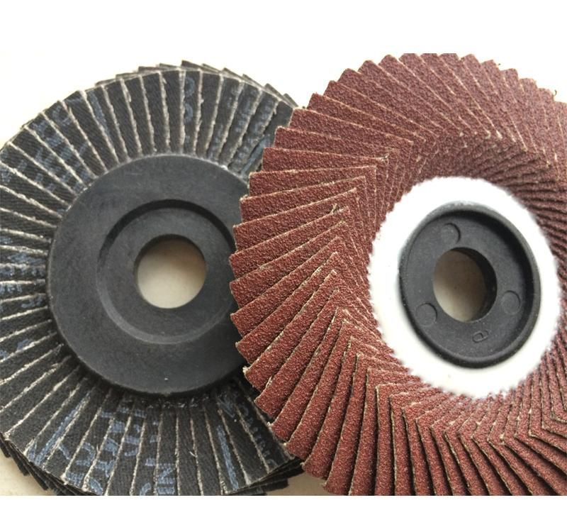 High Quality 4inch Ao/Ha/Za Abrasive Tools Radial Flap Disc for Grinding Metal