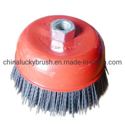 6 Inch Nylon Abrasive Filament Cup Brush (YY-237)