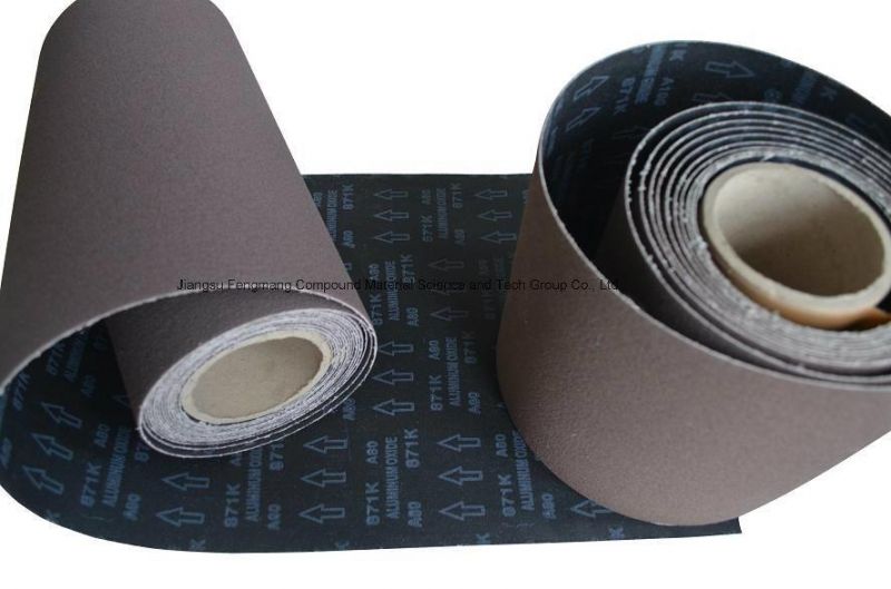 Waterproof Cloth Calcined Aluminum Oxide Abrasive Cloth 871K
