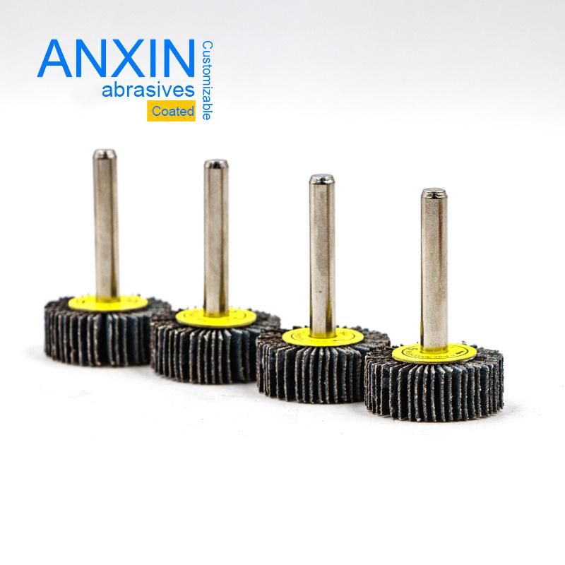 30*10*6mm Zirconia Abrasive Cloth Mounted Flapper Wheel