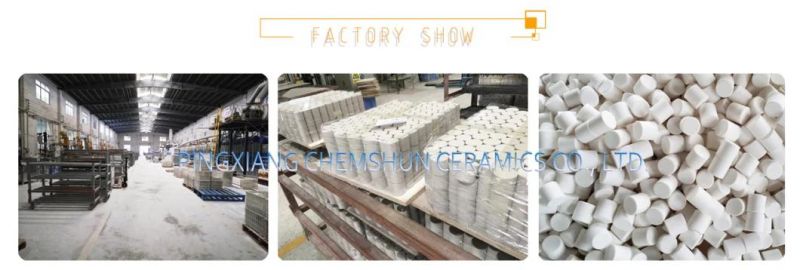 Ceramic Manufacture Alumina Cylinder Vulcanized as Ceramic Rubber Plates